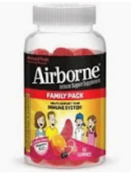 Airborne Vitamin C Gummies - Mixed Berry - 63ct